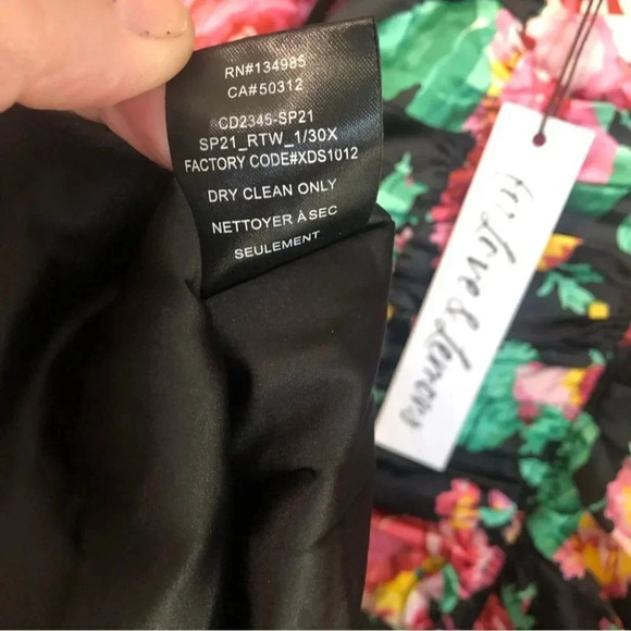 For Love and Lemons Jolie Floral Puff Sleeve Mini Dress Size SM and Med NWT - Picture 11 of 13